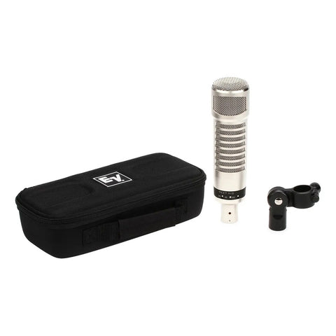 Microfono Vocal Broadcast Locutor Electrovoice Re-27n/d Plat Plateado