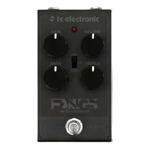 Pedal Efecto Distorsion Tc Electronic Fangs Metal Distortion Negro