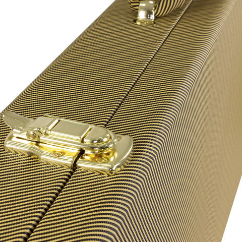 Guitarra Eléctrica Con Case Serie Unique Babilon Leggend-am Color Amarillo