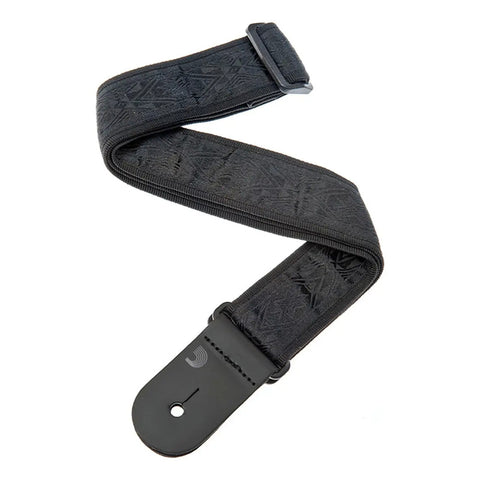 Tahalí De Nylon Tejido Para Guitarra Planet Waves 50b01 Color Negro