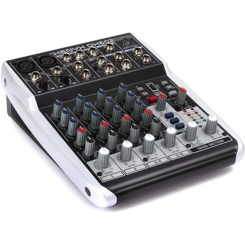 Mezclador De Efectos, 6 Entradas, Usb, Behringer Qx602mp3