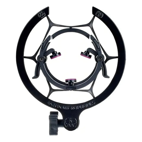 Soporte Para Micrófono Aston Swift Negro, Con Suspensión Universal Antivibración