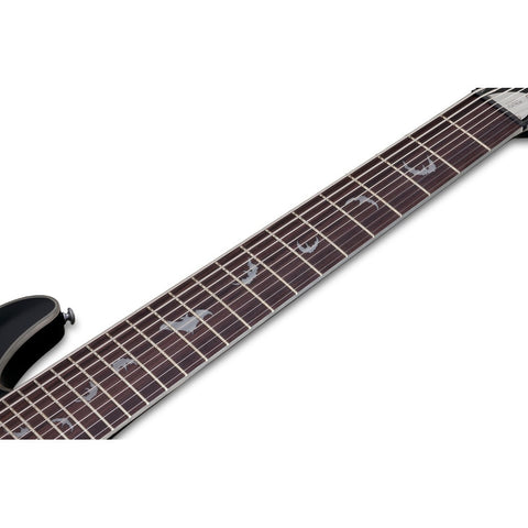 Guitarra Eléctr. 9 Cuer. Negro. Schecter Damien Platinum 9 Diestro Negro