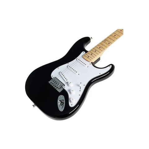 Guitarra Eléctrica Squier By Fender Affinity Series Stratocaster De Álamo Black Brillante Con Diapasón De Arce Diestro