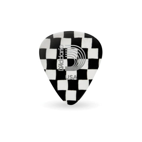 Pinza Ligera De Celuloide A Cuadros D'addario 1ccb2-10 (con 10)