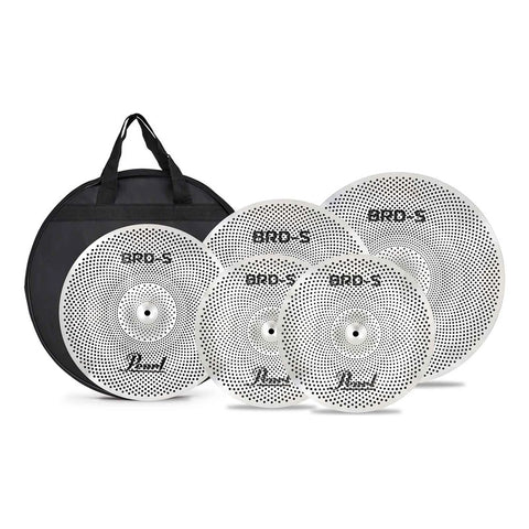 Paquete De Platillos Práctica Bajo Volumen Pearl Brd-s Dorado