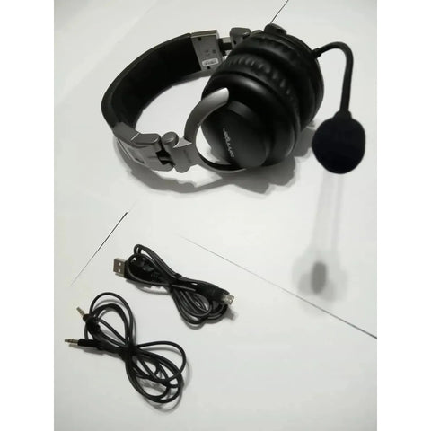 Audifonos Behringer Bb 560m Con Micrófono Dj Gamer Podcaster Color Negro