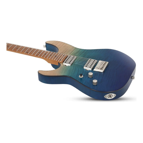 Schecter C-1 Standard Plus Lh Guitarra Eléctrica Zurda Azul Zurdo Blue