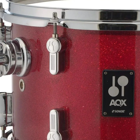 Batería De 4 Piezas Sonor Aqx Jazz Set Red Moon Sparkle Red Moon Sparkle