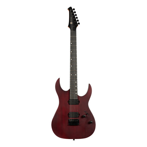 Guitarra Eléctrica 6 Cuerdas Spira Guitars S-400 Satin Wine Diestro Rojo