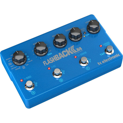 Pedal P/guitarra Delay Tc Electronic Flashback 2 X4 Delay Azul