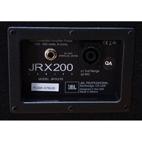 Bafle Pasivo De 1 Bocina De 15  2 Vías Jbl Jrx215 Negro