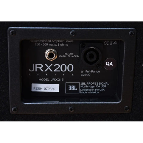 Bafle Pasivo De 1 Bocina De 15  2 Vías Jbl Jrx215 Negro