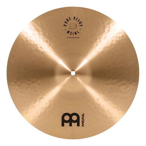 Meinl Pa16mc Crash Platillo 16 Pulgadas Pure Alloy Batería Color Dorado