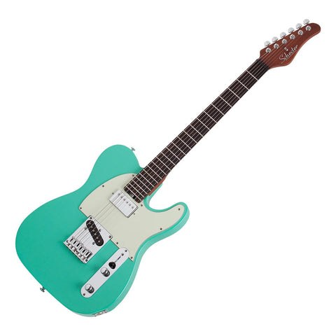 Guitarra Schecter Nick Johnston Signature Pt Atomic Green Diestro Verde Claro Maple