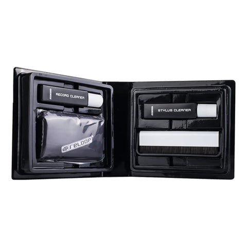Reloop Professional Vinyl & Stylus Cleaning Set Kit Limpieza Negro
