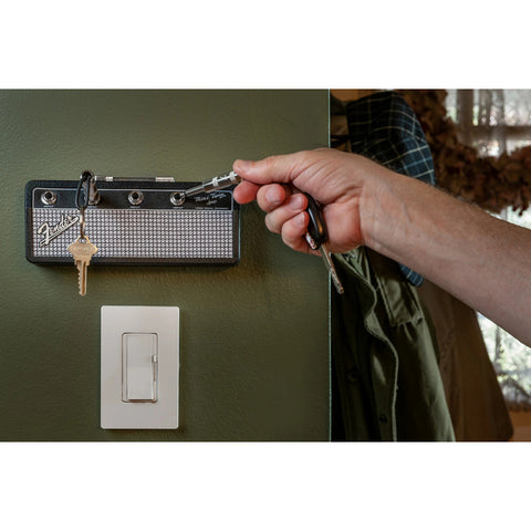 Porta Llaves Original Con Licencia Pluginz Fender Jack Rack Gris