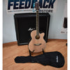 Guitarra Electroacústica Mate Natural Washburn Wa45cepak