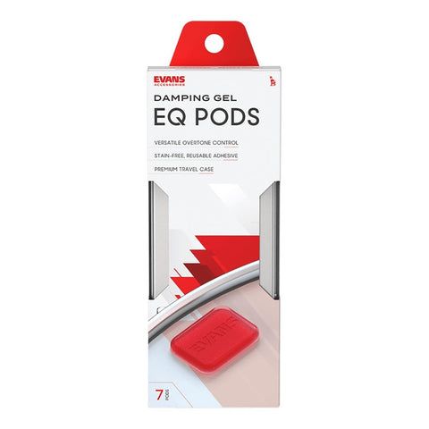 Ahogador De Gel P/batería P/ Platillo O Tambor Evans Eqpods Rojo