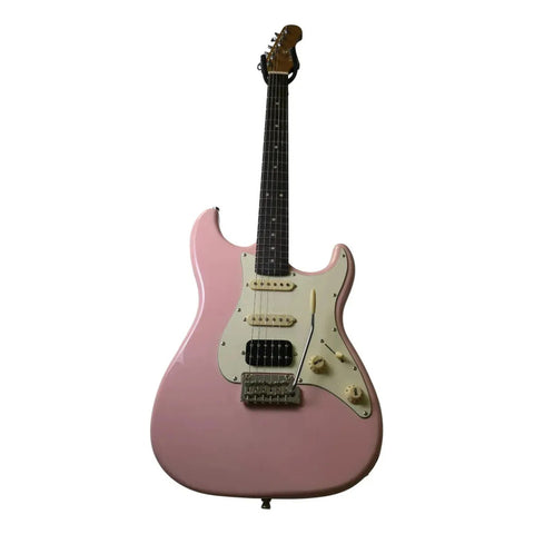 Guitarra Jet Guitars Electrica Js400 Shell Pink Diestro Palo De Rosa
