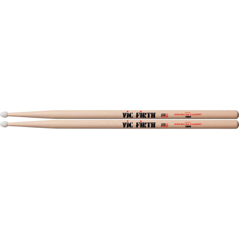 Vic Firth 2bn Baquetas 16 1/4 Punta Nylon Batería Percusión Color Natural Tamaño 2b