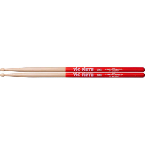 Baquetas Vic Grip Punta De Madera De 16in Vic Firth 5avg Madera/rojo