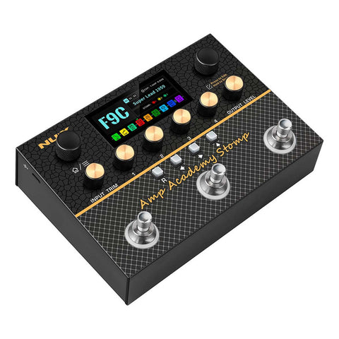 Pedal Simulador Amps Nux Nma-3aap Amp Academy Stomp Negro