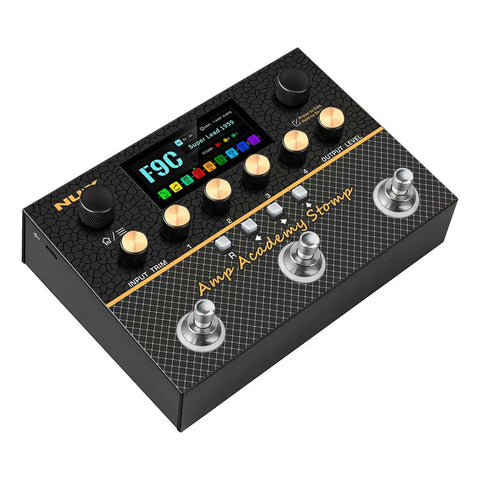 Pedal Simulador Amps Nux Nma-3aap Amp Academy Stomp Negro