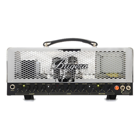 Cabezal Amplificador P/guit. Valvulas, Bugera T50 Infinium Plateado/negro