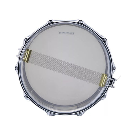 Tarola Ludwig Supralite Con Cuerpo De Acero En Medida 14x5.5 Casco Plateado