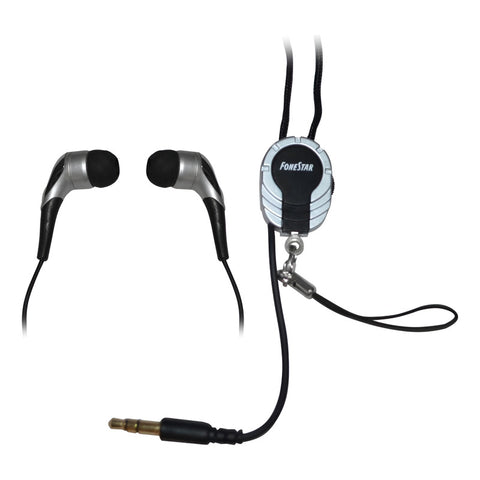 Audífonos In-ear Estéreo C/colgador P/mp3, Fonestar Fa-403 Negro