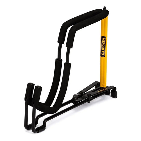 Hercules Gs301b Soporte Para Guitarra Eléctrica Y Bajo Color Negro