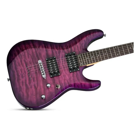 Guitarra Eléctrica Magenta Electrico Schecter C6 Plus Ema Diestro Electric Magenta Palo De Rosa