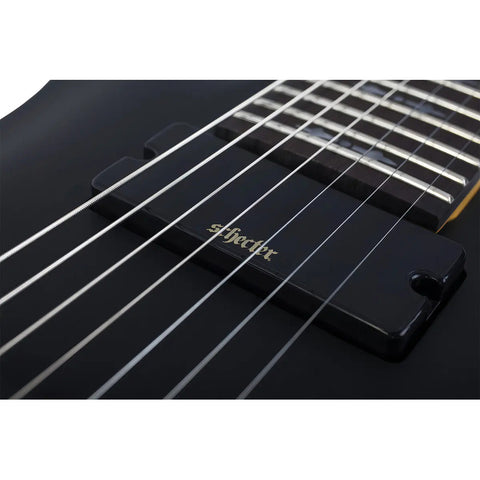 Guitarra Eléctrica Schecter Demon-7 7 Cuerdas Negro Diestro