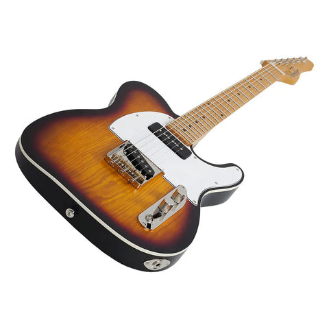 Guitarra Eléctrica Schecter Telecaster Sunburst 3-tone Orientación De La Mano Diestro
