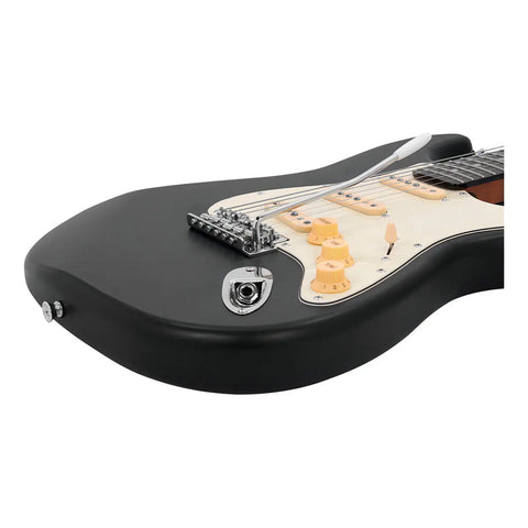 Guitarra Eléctrica Babilon Epic Ii-mb Stratocaster Negro 6 Cuerdas Diestro Color Negro Palo De Rosa