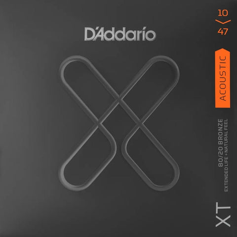 Cuerdas Bronce P/ Guitarra Acústica 10-47 D'addario Xtabr1047