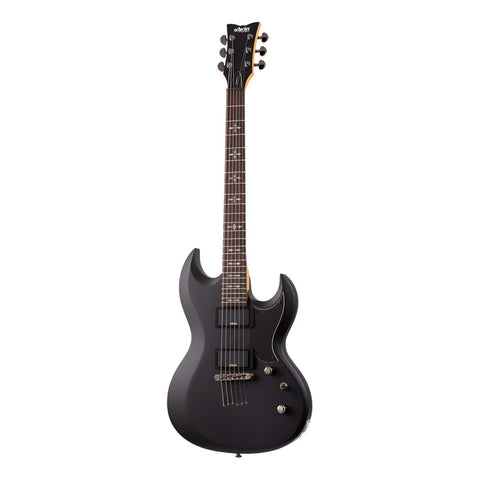 Guitarra Eléctrica Schecter Demon Series S-ii Double-cutaway Satin Black
