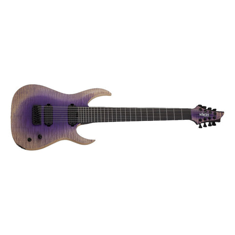 Guitarra Schecter Elect. John Browne Tao-8 Ozone Burst Diestro Violeta Ébano