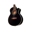 Washburn Guitarra Electroacústica Negra Con Funda Wa45cepak Color Negro Orientación De La Mano Diestro