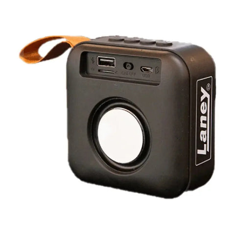Mini Bocina Portátil Con Usb Y Bluetooth Laney Lss-45 Color Negro