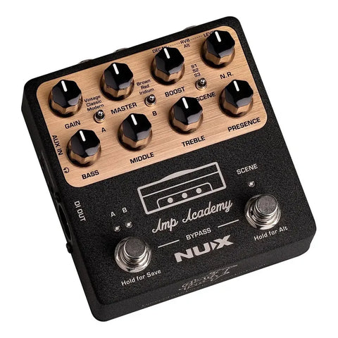 Pedal De Guitarra Simulador De Amplis Nux Ngs-6 Amp Negro