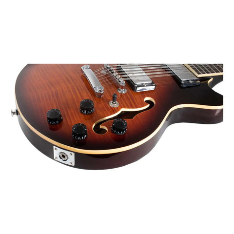 Guitarra Eléctrica 12 Cuerdas Mars Single Cut 12 Strings Vis Color Violin Sunburst Material Del Diapasón Palisandro Orientación De La Mano Diestro Palo De Rosa