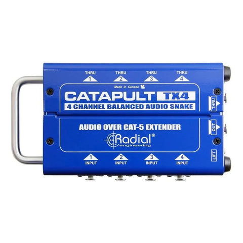 Splitter Radial Tx4: Transmisor De Audio De 4 Canales Para Cable Cat5/cat6