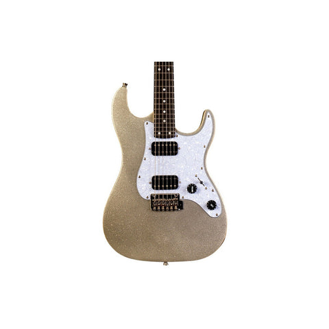 Guitarra Eléctrica Jet Guitars Js500 Plateado Sparkle Orientación De La Mano Diestro