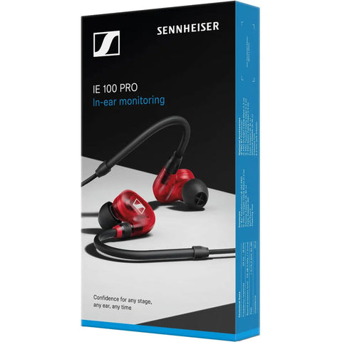 Audifonos In-ear Para Monitoreo Sennheiser Ie 100 Pro Rojo
