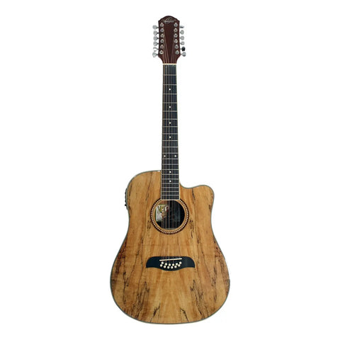Guitarra Electroacústica Dreadnought Oscar Schmidt Od312cesm Marrón Diestro
