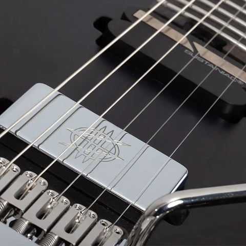 Guitarra Schecter Synyster Gates Custom- 6 Tr S Headless Diestro Negro Ébano