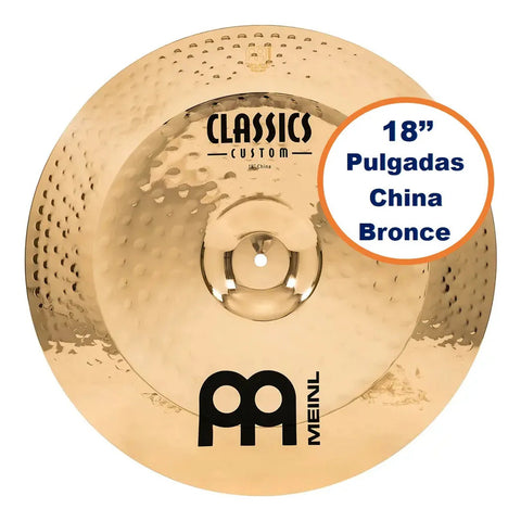 Meinl Cc18ch-b Platillo China 18 Pulgadas Classic Custom B10 Dorado