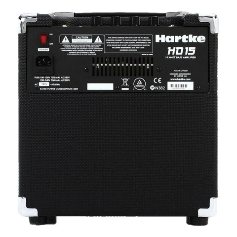 Combo Amplificador Para Bajo 15w 8 Pulgadas, Hartke Hd15 Negro